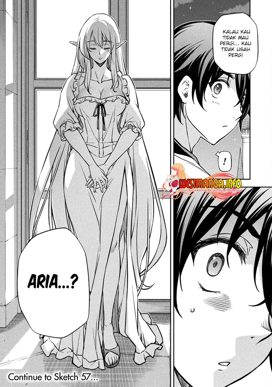 Drawing: Saikyou Mangaka wa Oekaki Skill de Isekai Musou Suru! Chapter 56 Bahasa Indonesia